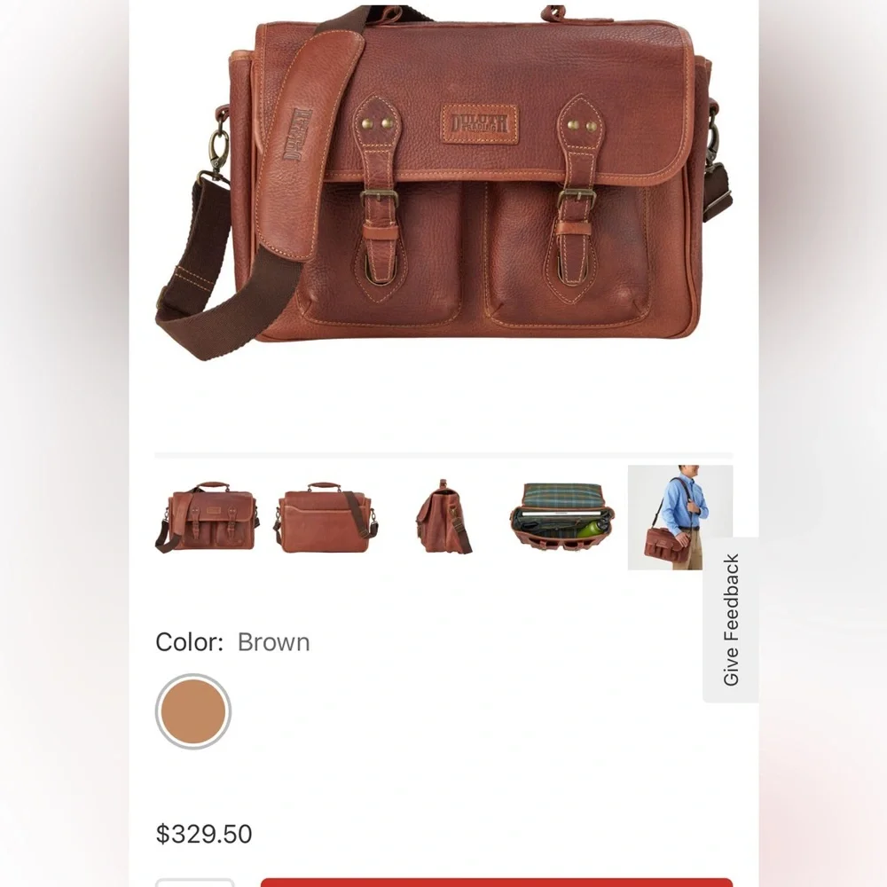 Leather Duluth trading bag gently used - Picture 8 of 8